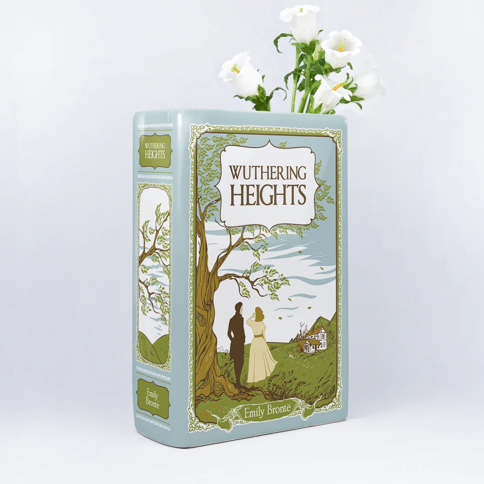 Biblio Bloom／『嵐が丘』陶磁器花瓶（大）［送料込］