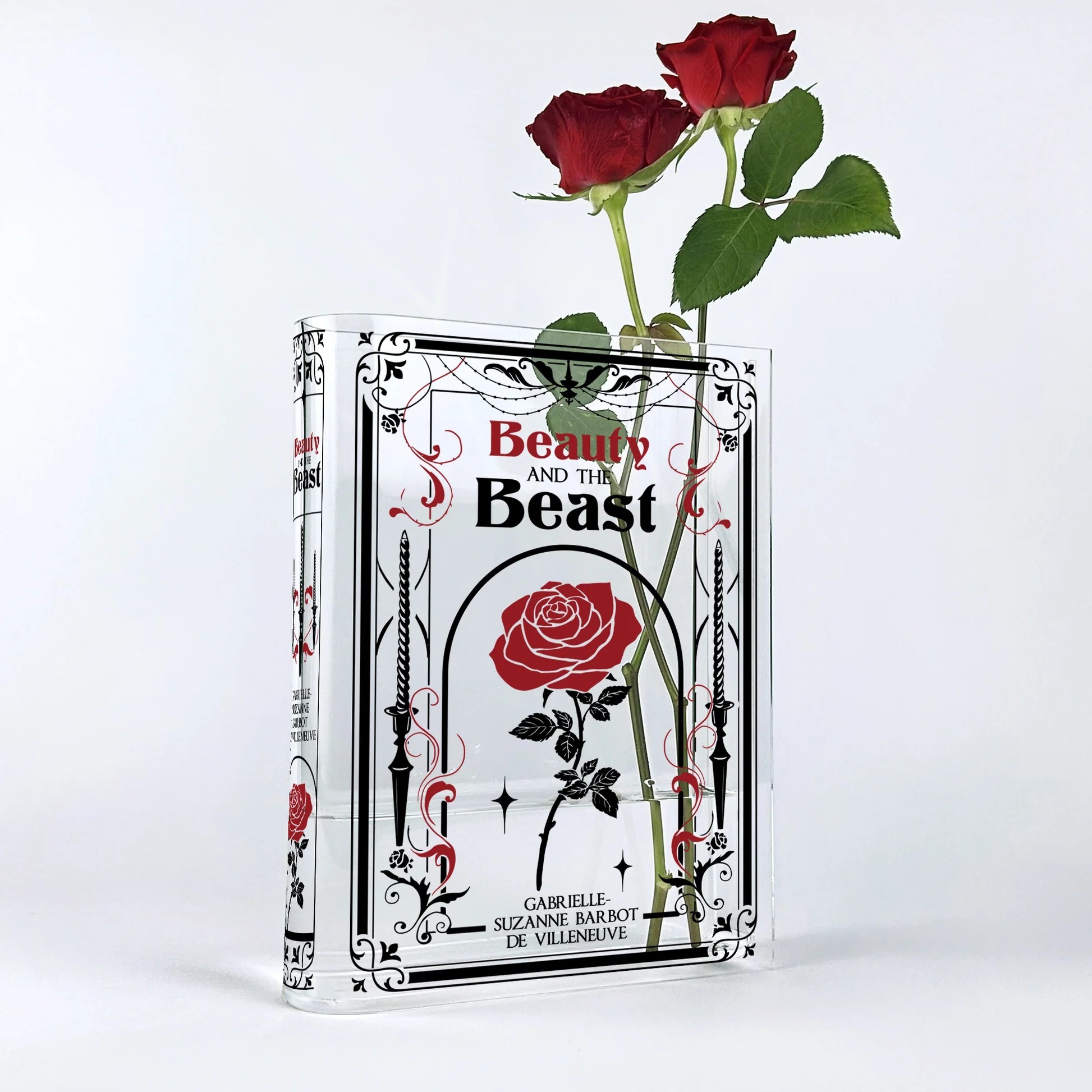 Biblio Bloom／『美女と野獣』アクリル花瓶［送料込］