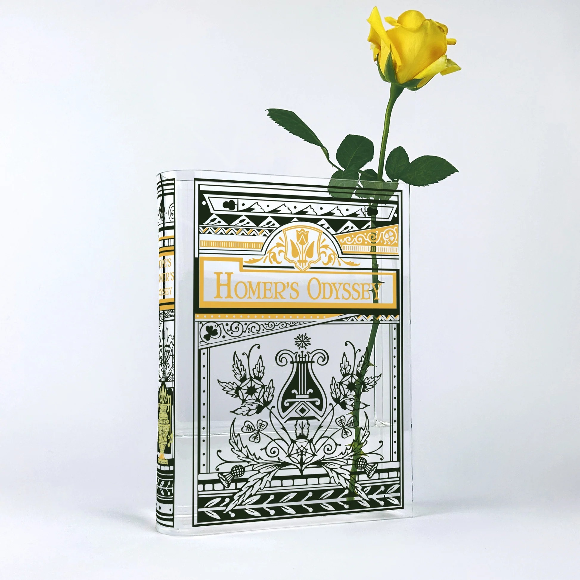 Biblio Bloom／『オデュッセイア』アクリル花瓶［送料込］